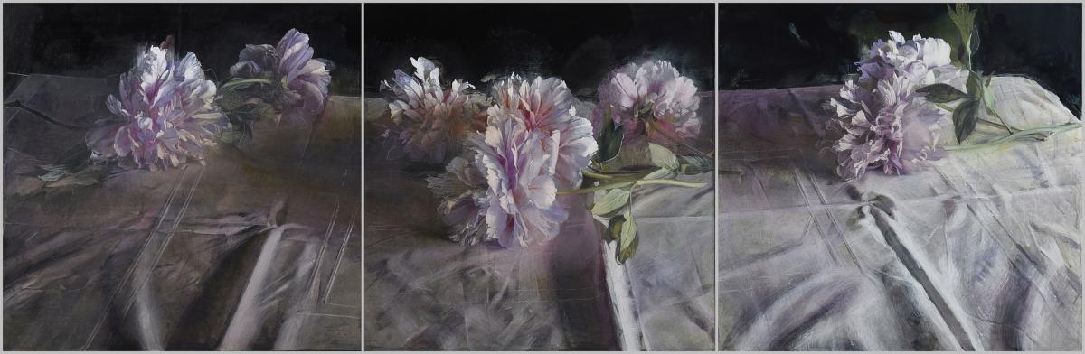 Doriano Scazzosi, Triptych, mixed techniques, 2019