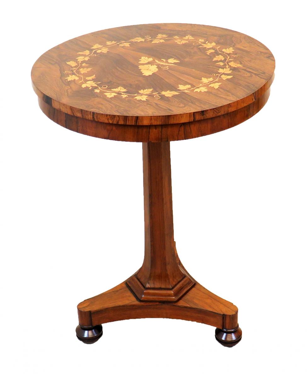 19th Century Rosewood Circular Lamp Table