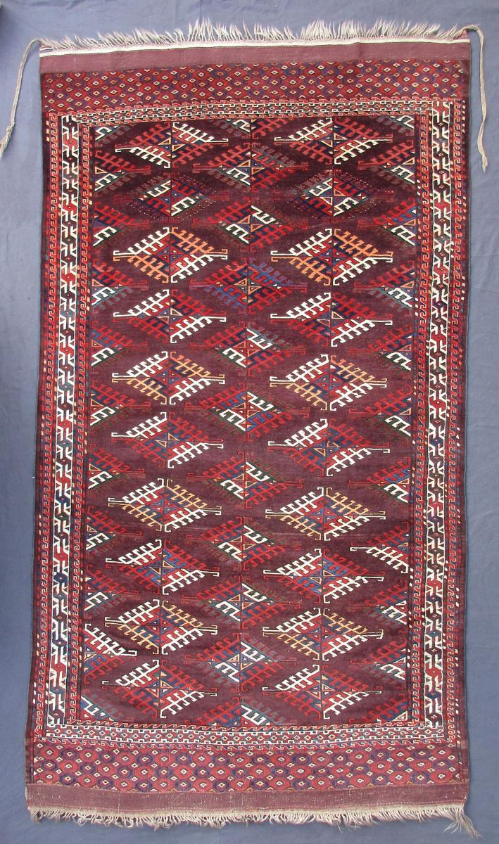 Antique Yomut Turkoman Main Carpet