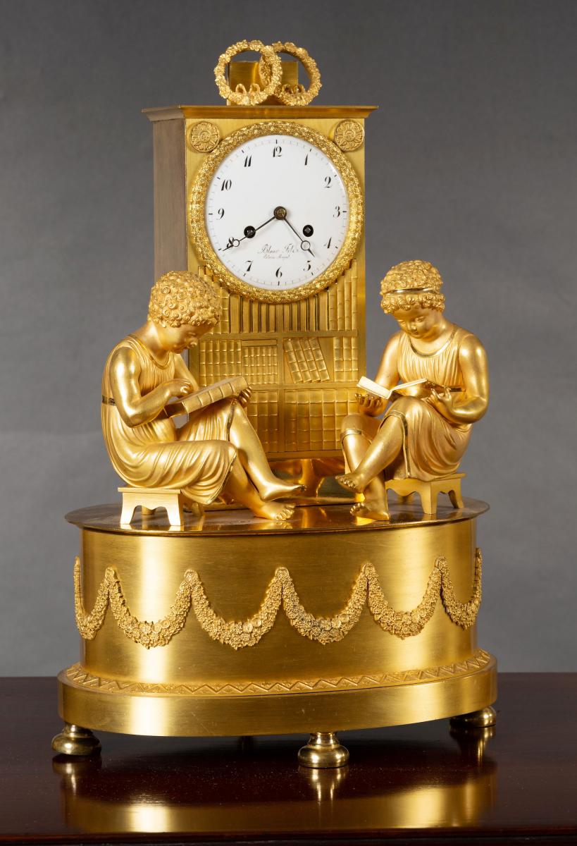 French Empire Ormolu Mantel Clock