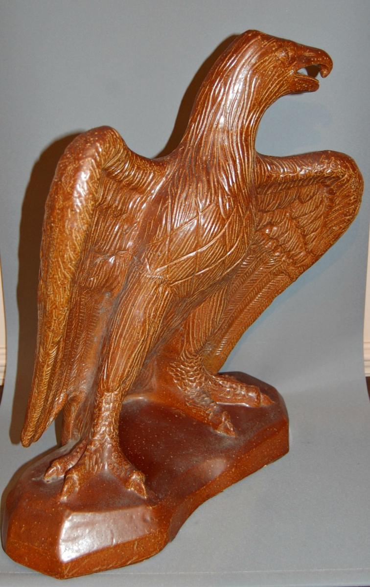 19th Century Stoneware Eagle