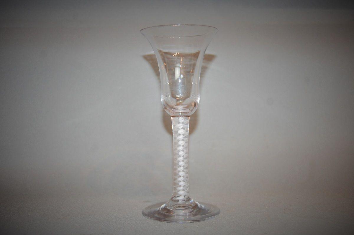 19th Century Air Twist Glass