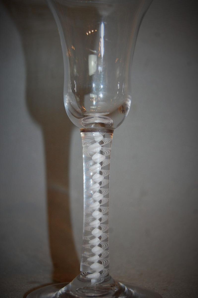 19th Century Air Twist Glass