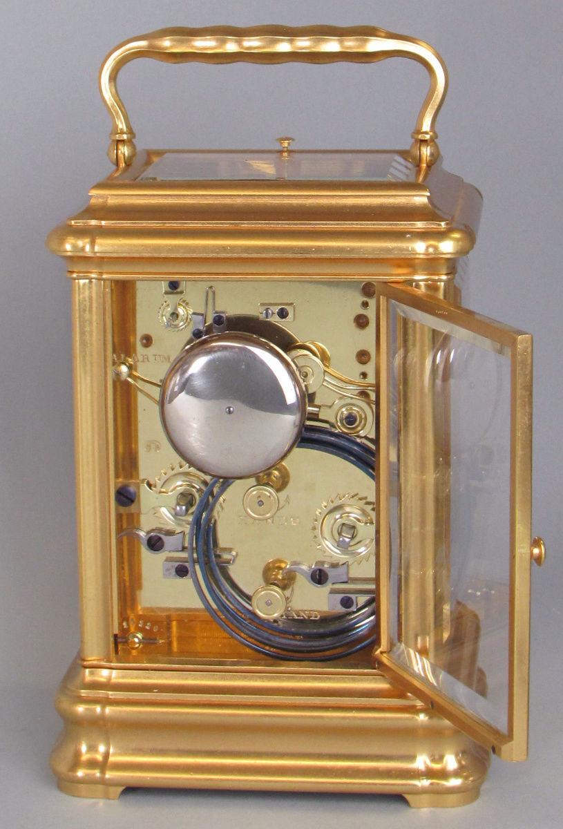 Drocourt Giant Grande-sonnerie carriage clock backplate