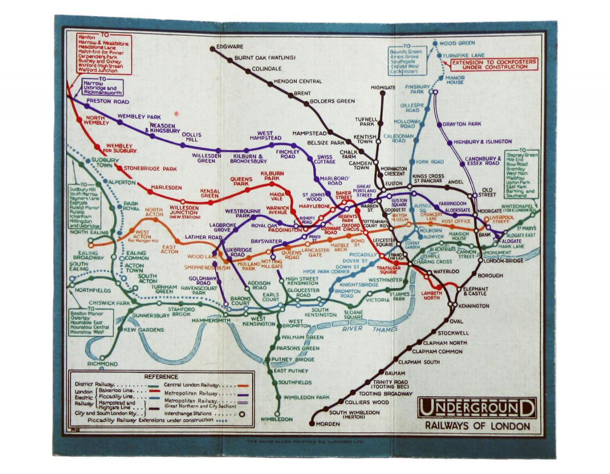 Stingemore’s 1931 Passenger Map