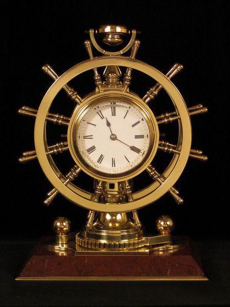 Redier ships wheel clock 2