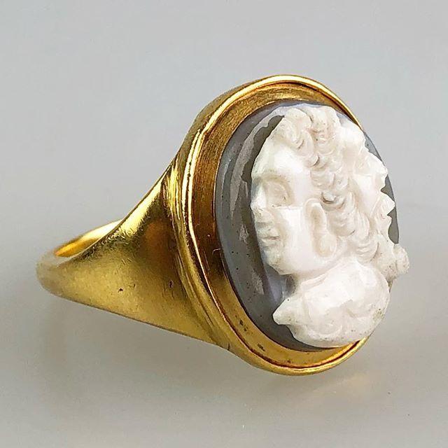 Agate cameo of Anne of Austria & Louis XIII. French, 17th century