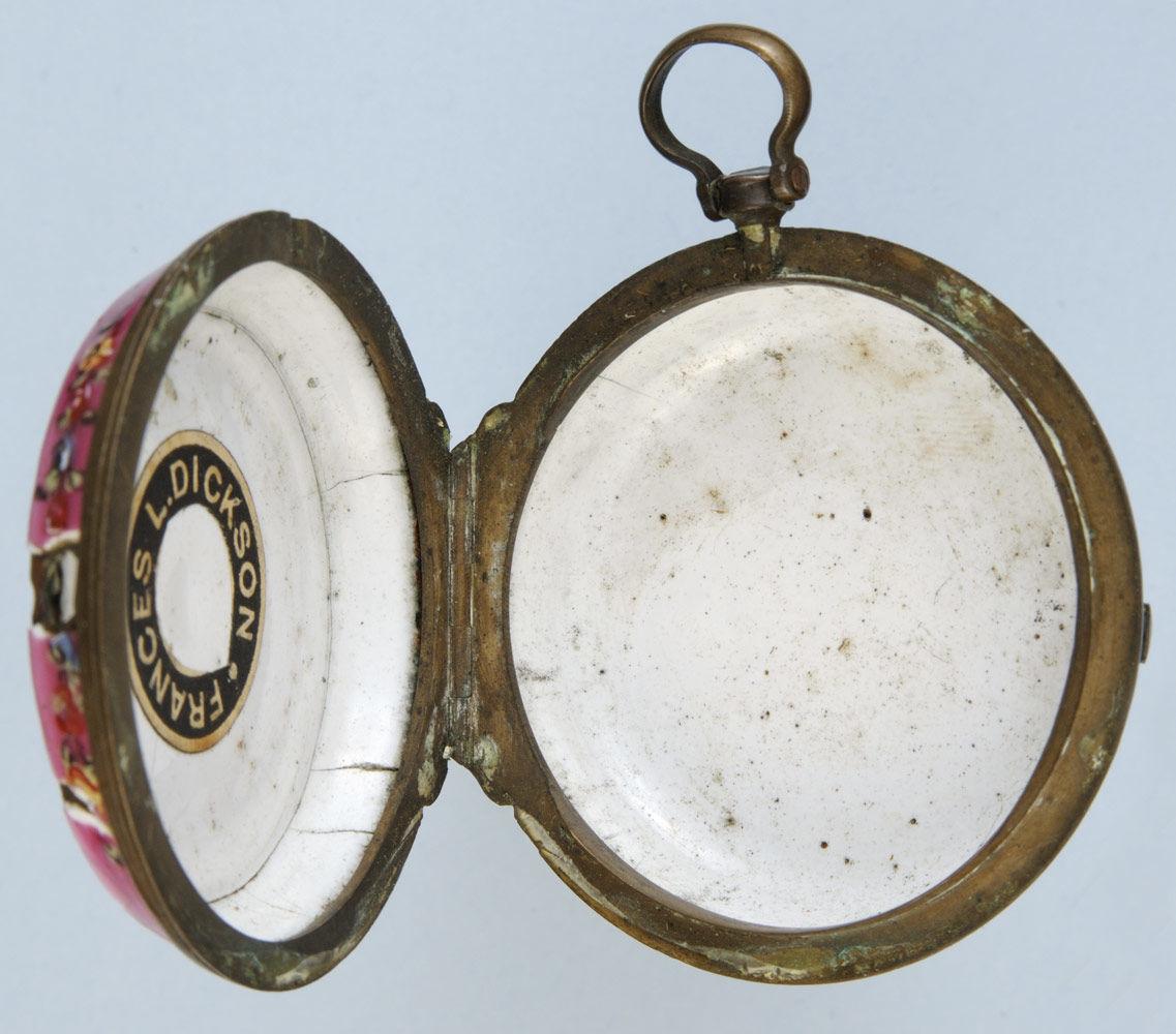 Enamel Patch Box in the Form of a Watch