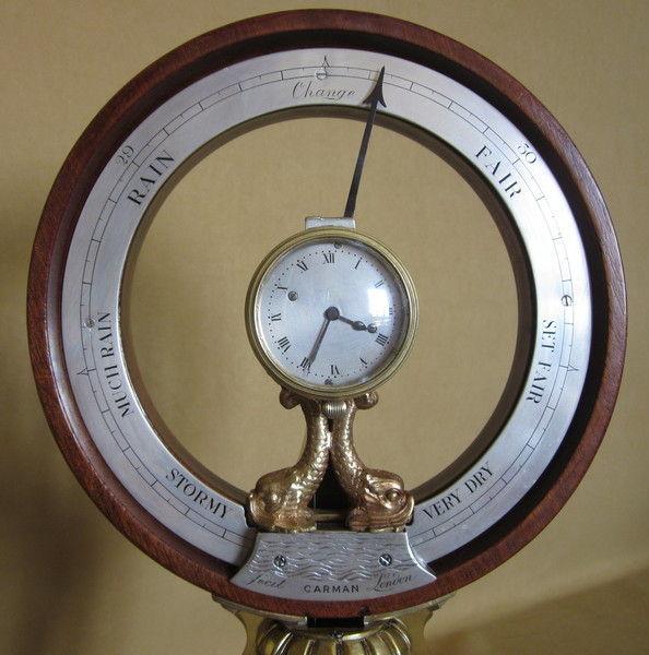 Carmen clock barometer pedestal