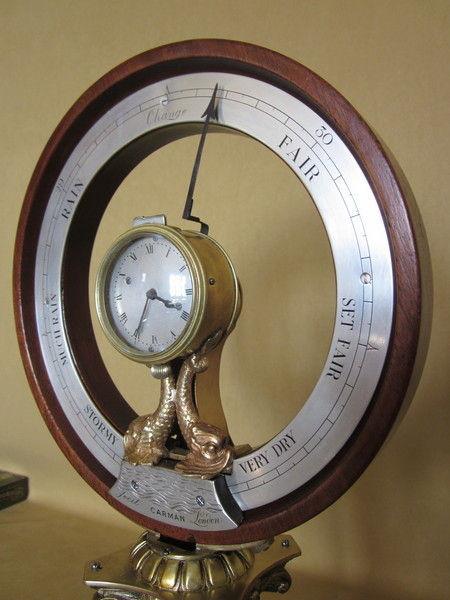 Carmen clock barometer pedestal 4