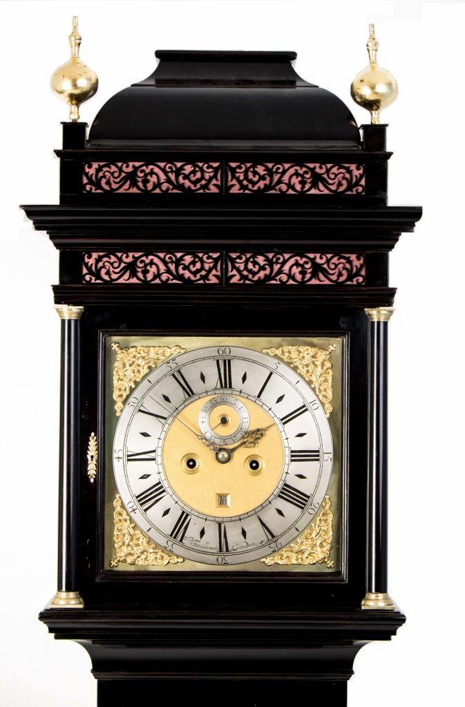 William Tomlinson Ebonised Longcase Clock