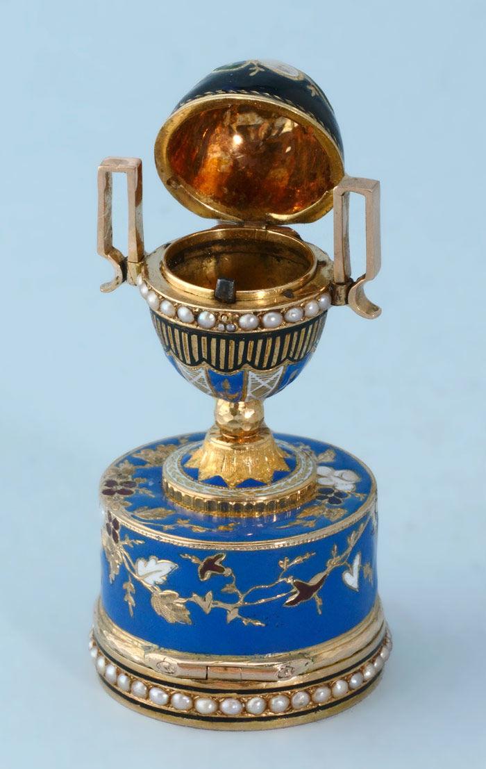 Unusual Gold and Enamel Form Watch