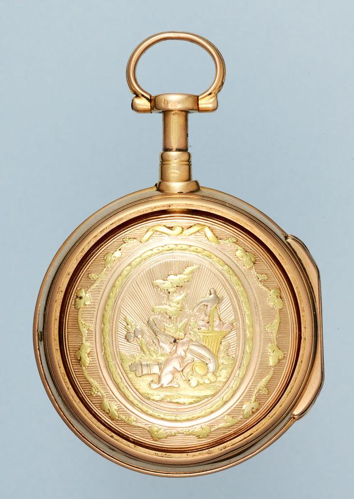 Unusual Decorative Gold Quarter Repeater