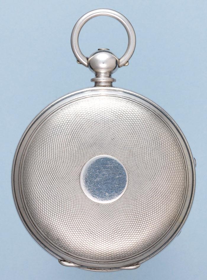 Silver Loehr Perpetual Pocket Watch