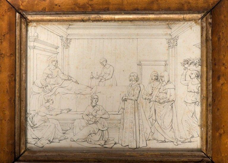 Pencil Drawings, Italy, circa 1800
