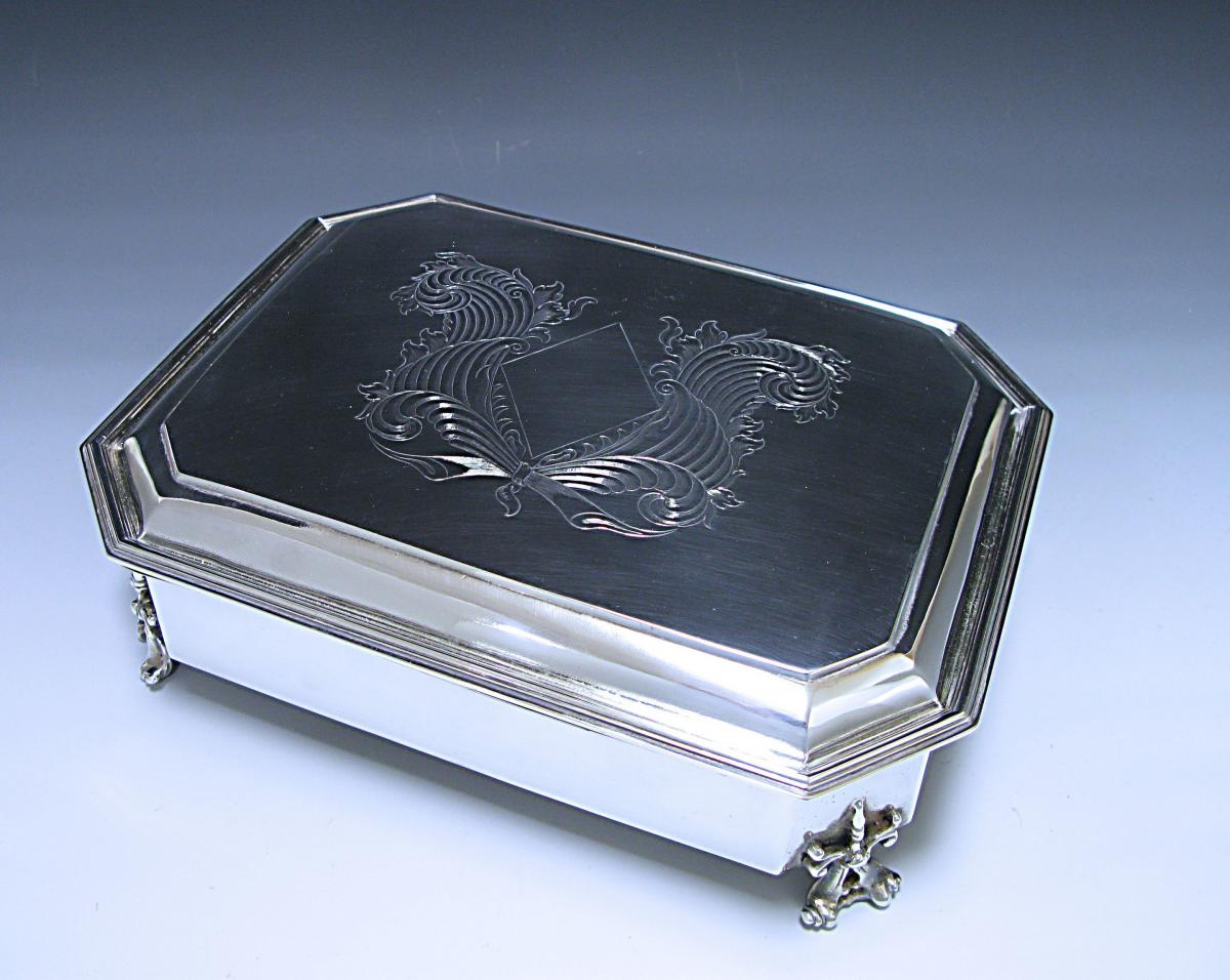SJ Phillips Silver Dressing Table – Jewellery Box 1917