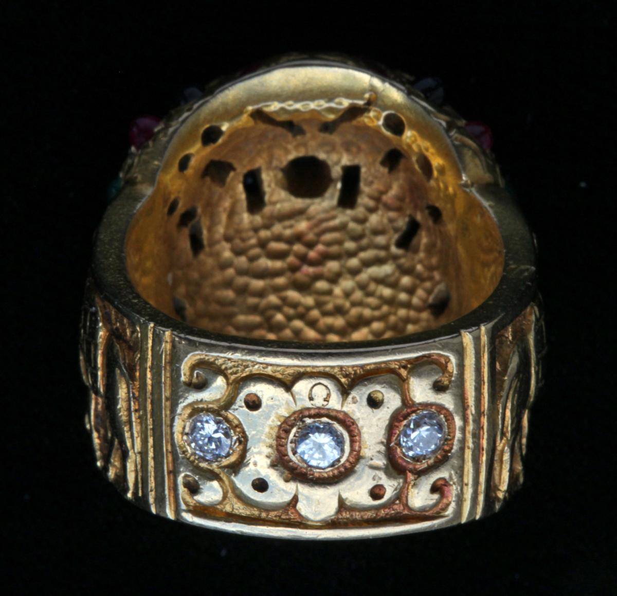 FRENCH MOROCCAN Fabulous Portrait Ring