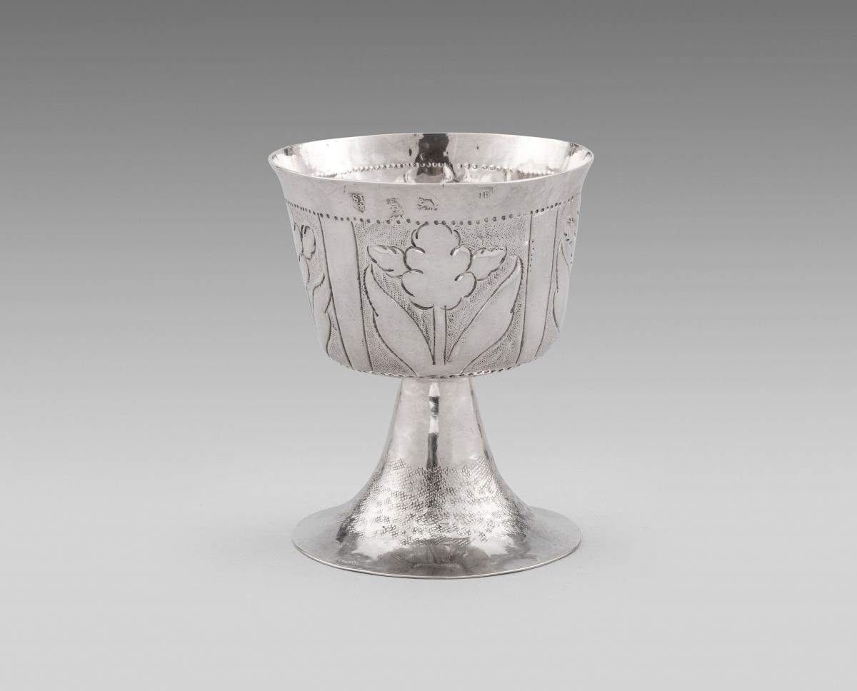 A Floral Chased Charles II Wine Cup