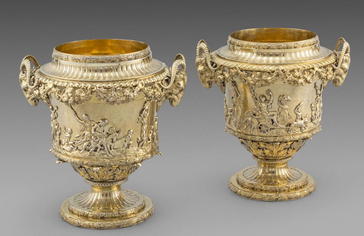 An Important Pair of Royal George III Wine Coolers