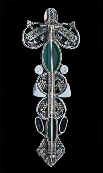 Amy Sandheim Impressive Celtic Sceptre Brooch