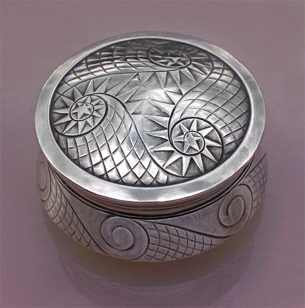 HENRI HAMM 1871-1961 Art Nouveau Silver Box