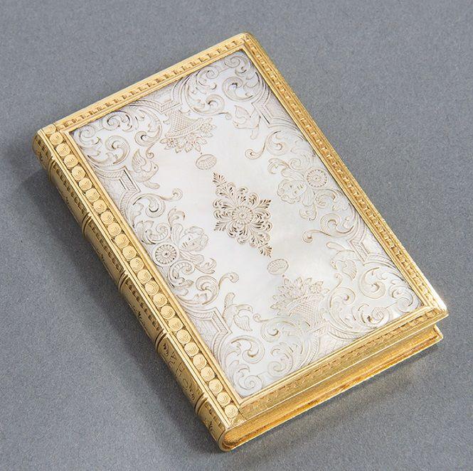 Rare 18th Century Gold and Mother of Pearl Box