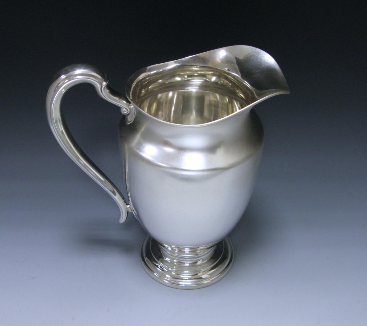 A Sterling Silver Water Jug