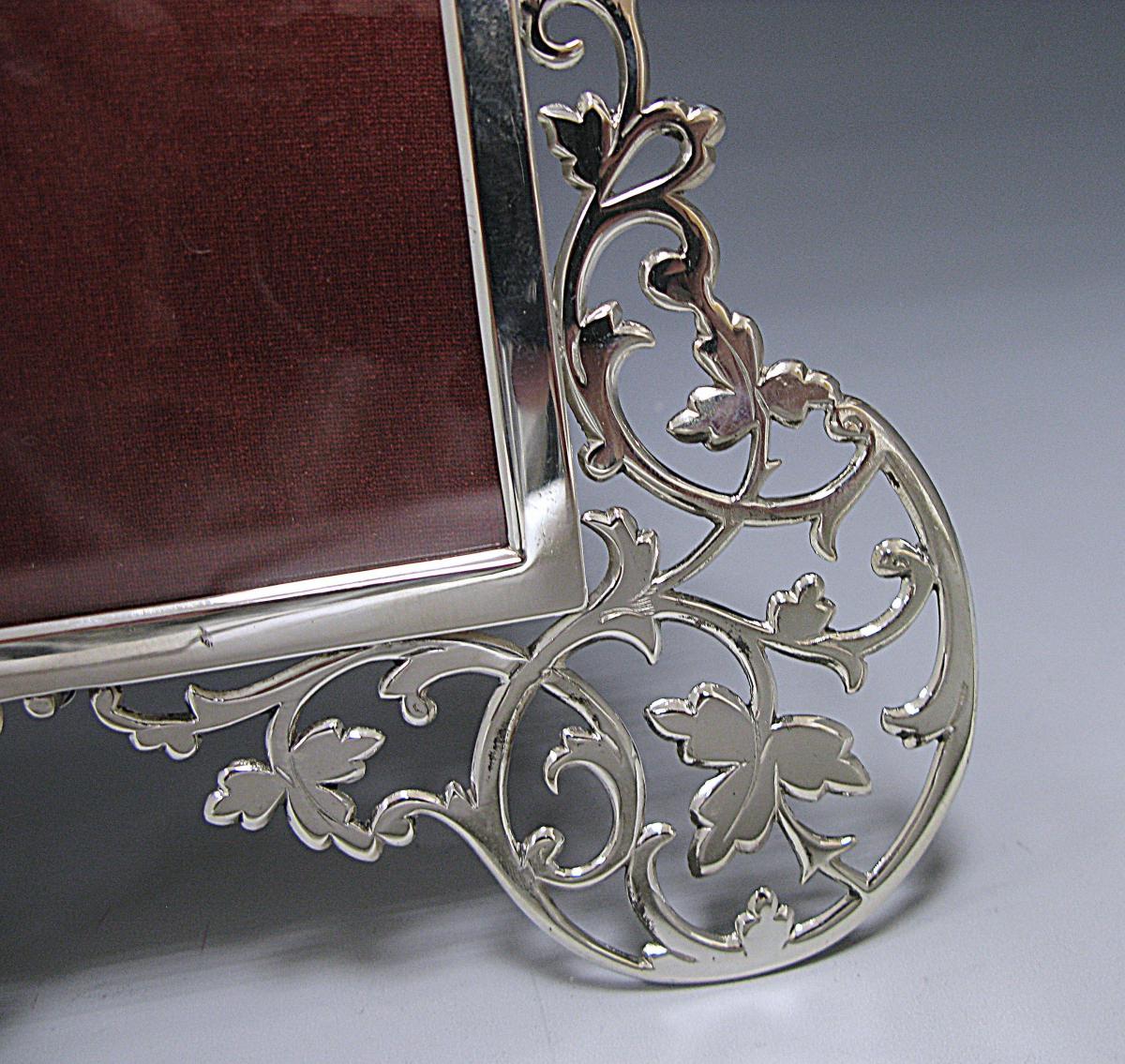 Antique Sterling Silver Photo Frame