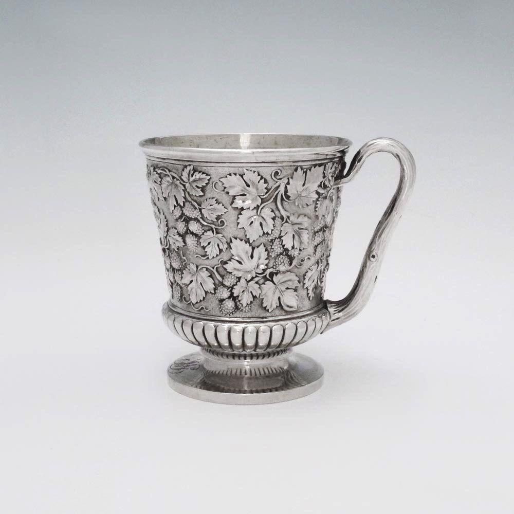 A George IV Antique English Silver Mug