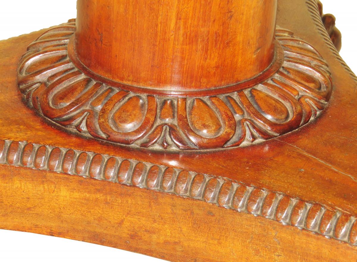 19th Century Regency Mahogany Drum Type Centre Table