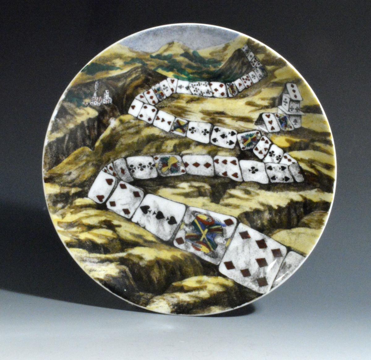 Piero Fornasetti City of Cards, Set of Twelve Plates
