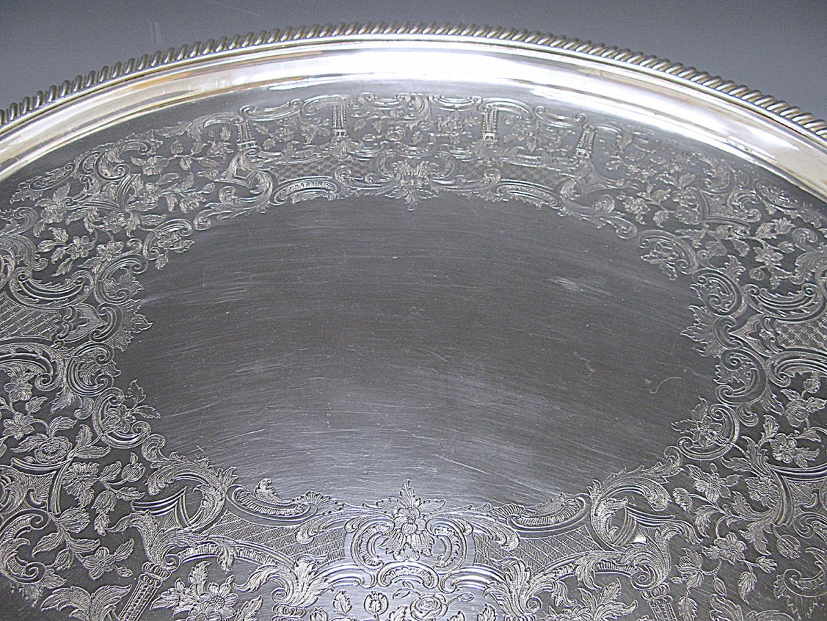 Georgian Silver Tray John Mewburn 1812