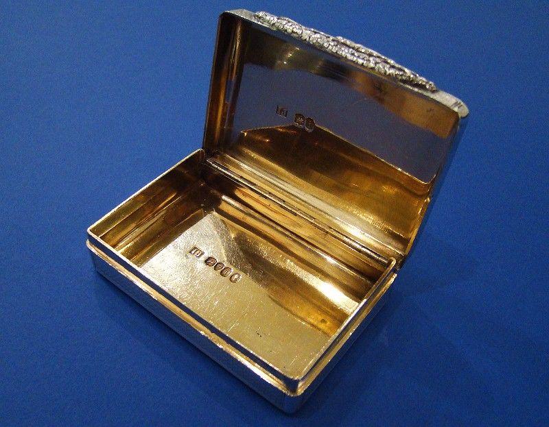 A Rare George IV Silver Snuff Box