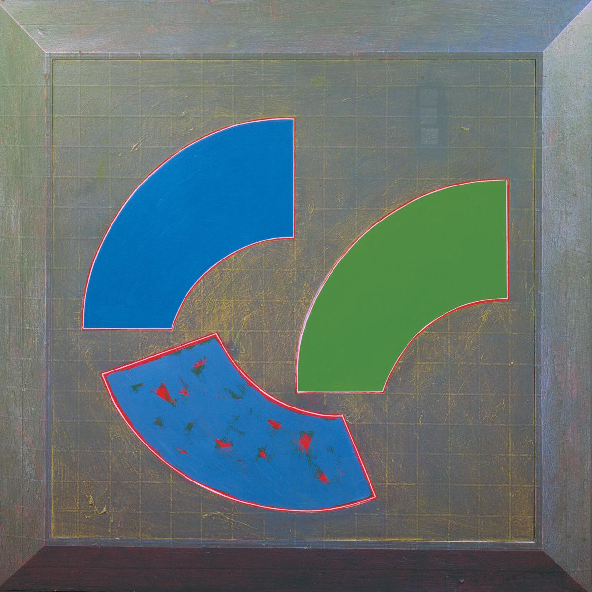 GORDON HOUSE (1932-2004) Three Arc Segments - Study for mural panel project