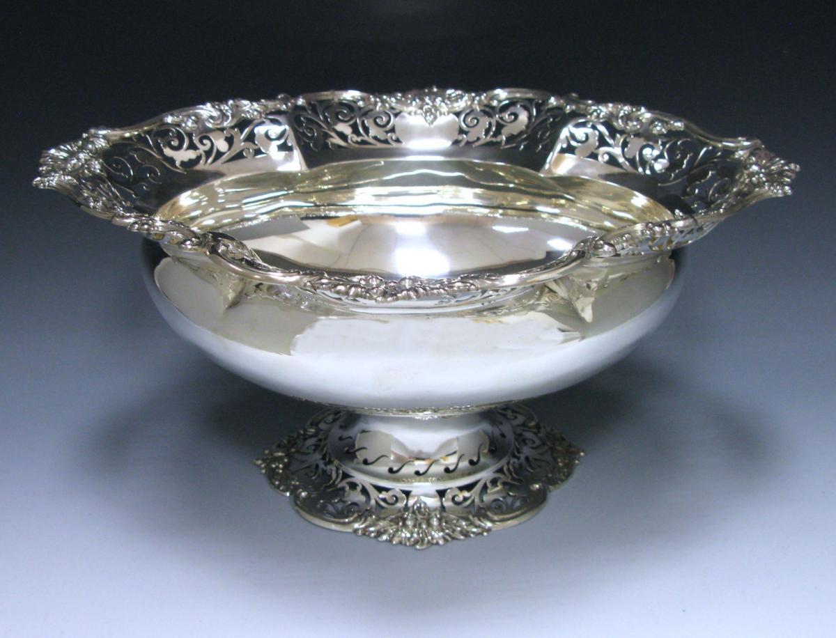 An Edwardian Antique Sterling Silver Bowl