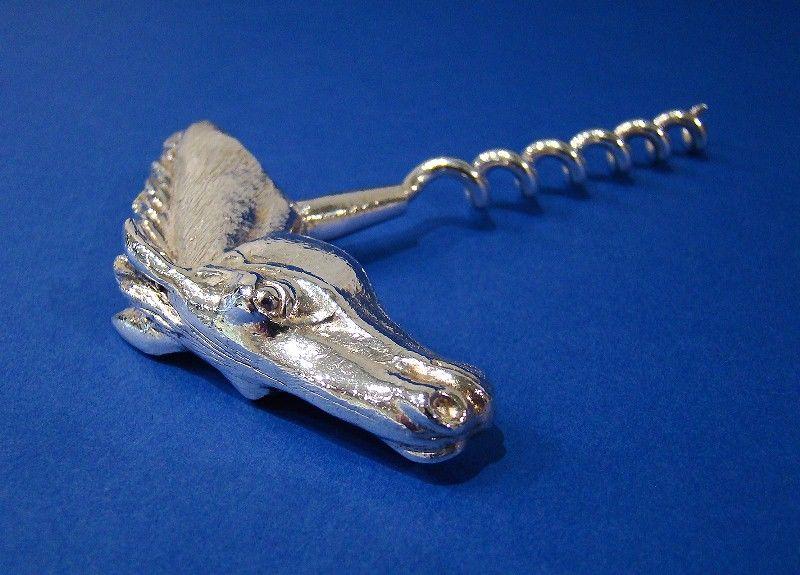 Silver & Steel 'Horse's Head' Corkscrew