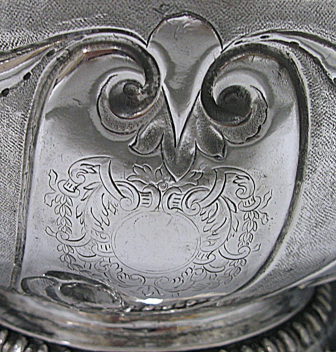 Antique Britannia Silver Punch Bowl