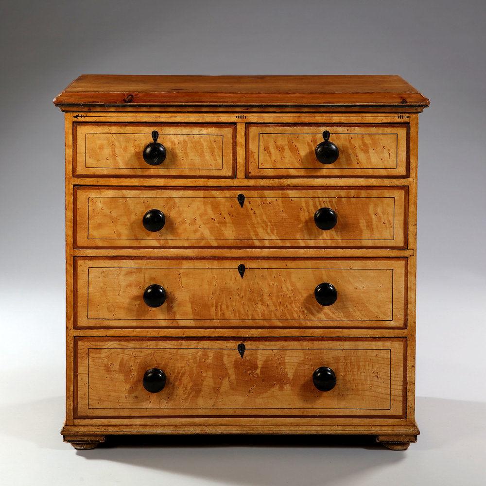 An Early 19th Century Painted Chest of Drawers