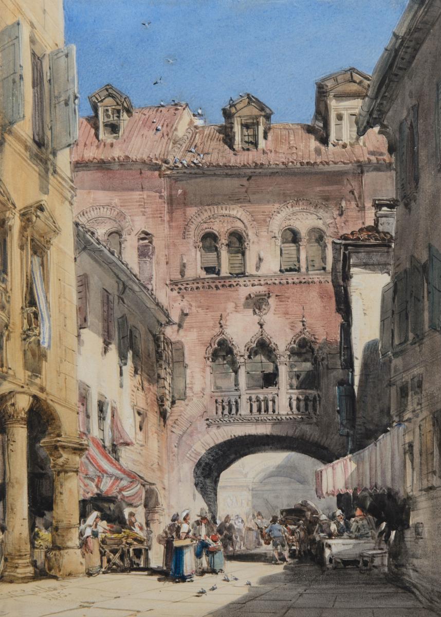The Palazzo di Ezzolino, Padua, William Callow, R.W.S. (1812-1908)