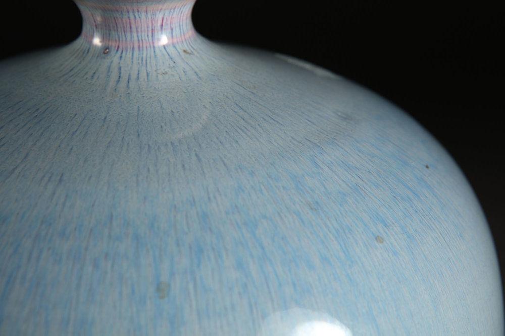 A Blue Glaze Mei Ping Vase as a Lamp
