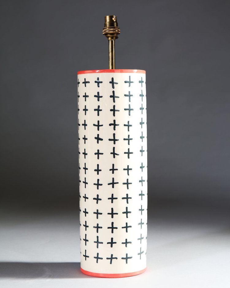 A Pair of White Studio Pottery Vases