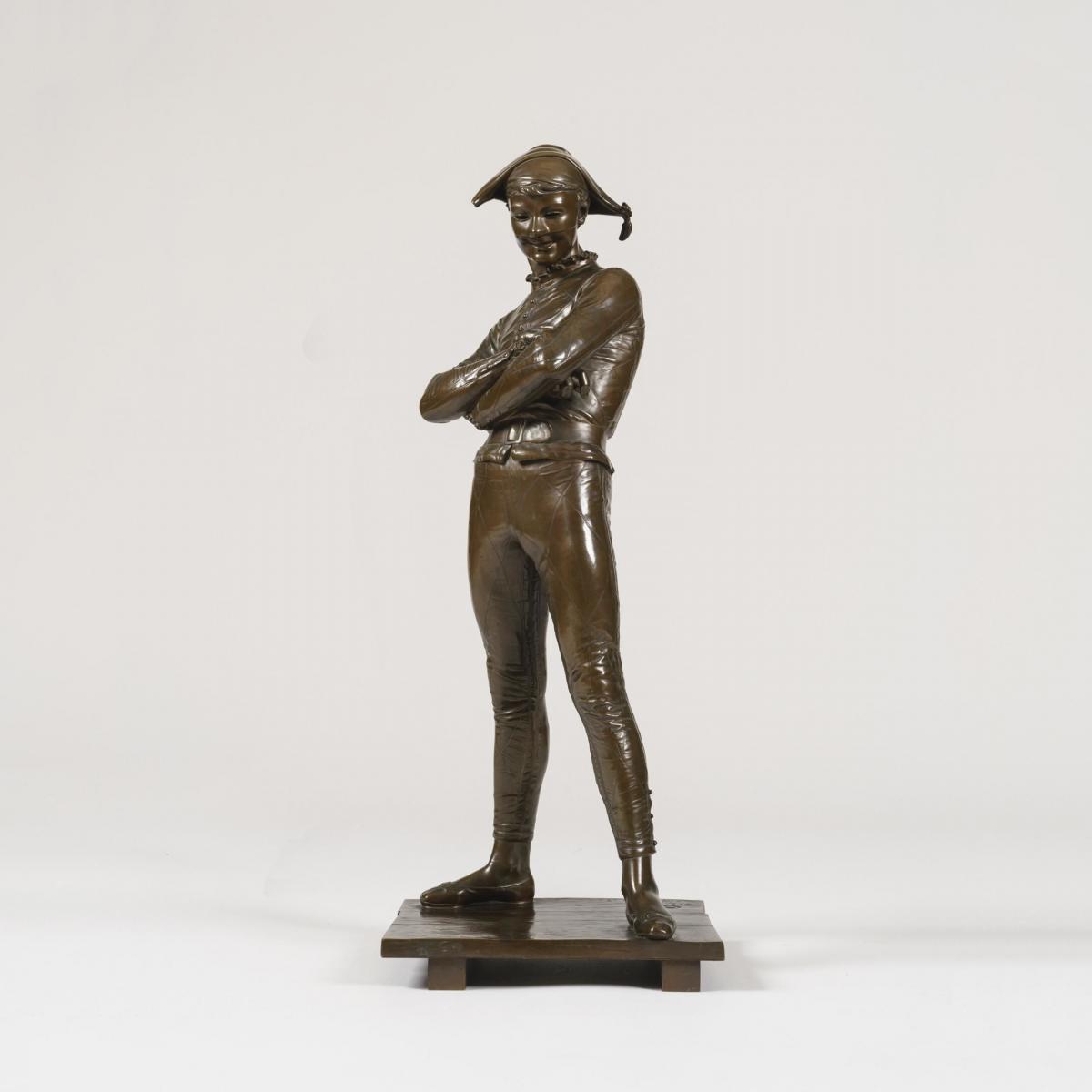 Bronze Statuette of Arlequin