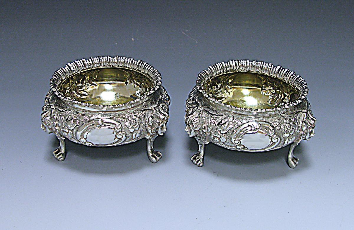 A pair of Victorian Silver Salts C S Harris 1879