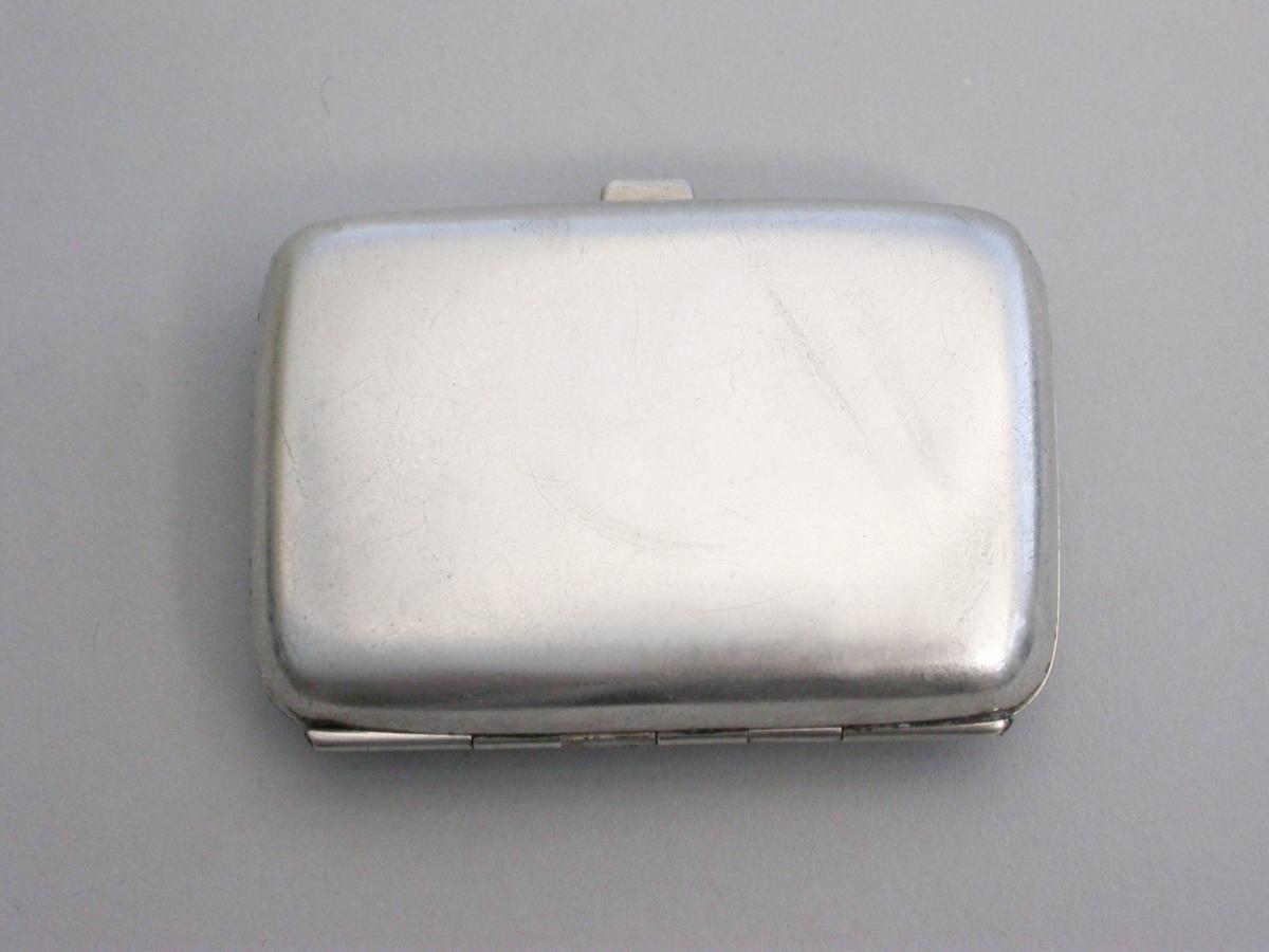 Edwardian Silver Vesta Case with unusual articulated mechanism