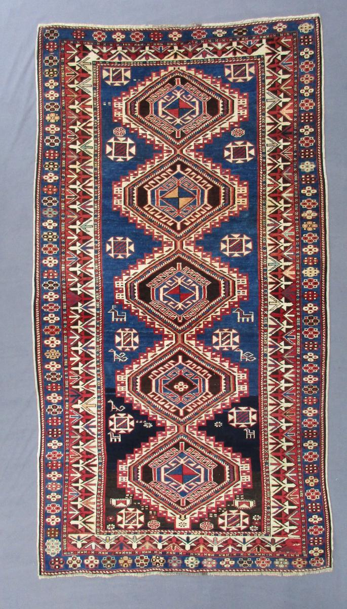 Antique Caucasian Shirvan Long Rug