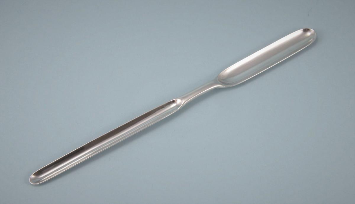 GEORGE II Sterling Silver Marrow Scoop by John Langlands. Newcastle circa 1758.