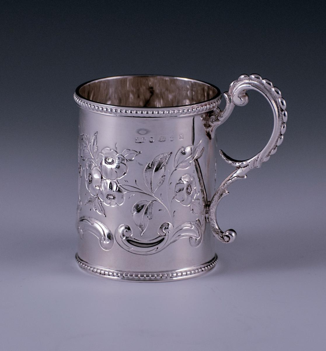 Victorian Antique Sterling Silver Childs Mug