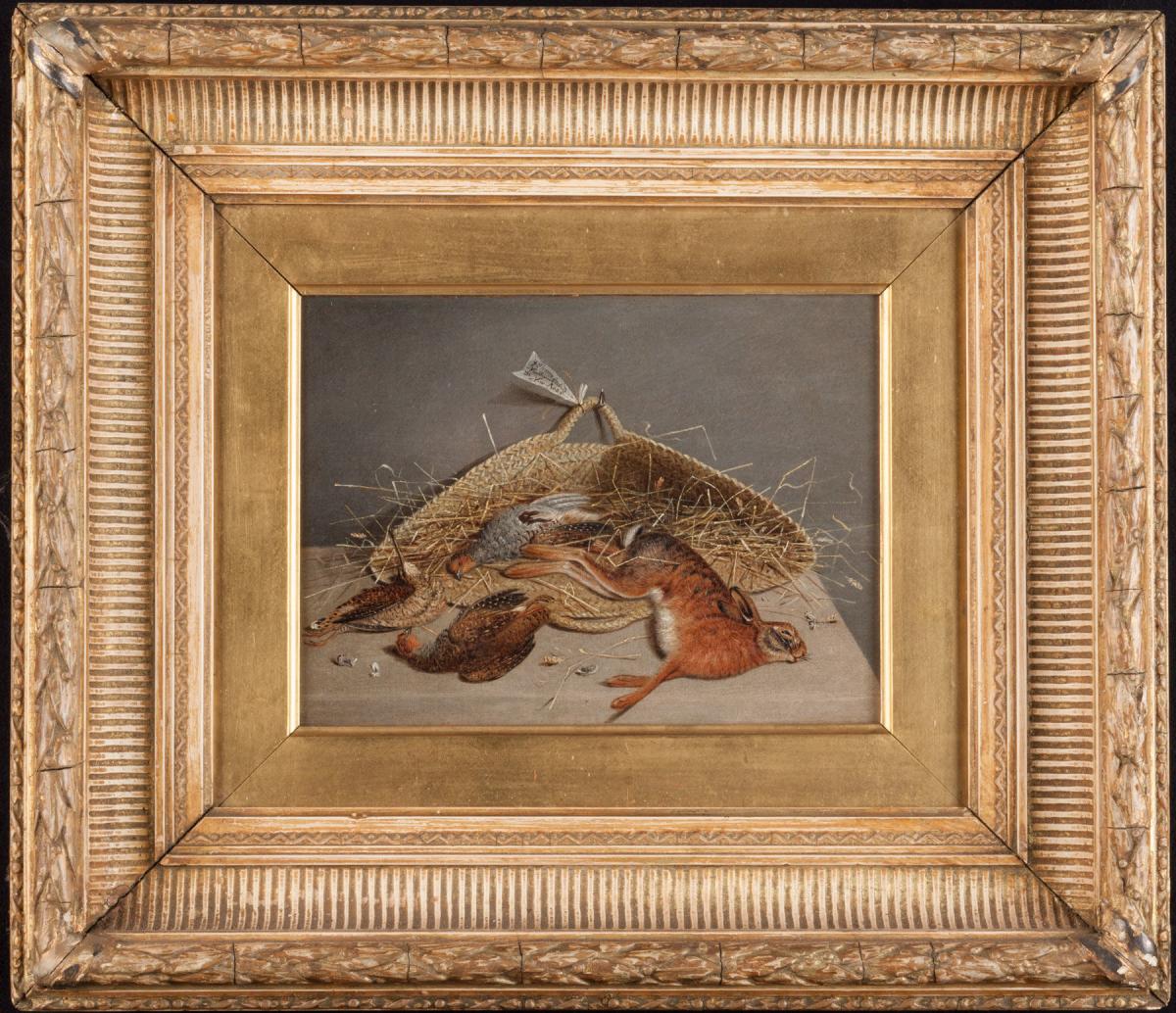 Pair of Hare and Pheasant Still-life