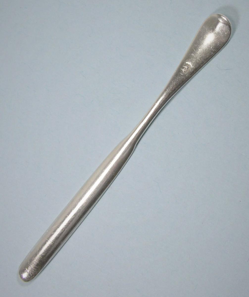 GEORGE III Small Sterling Silver Marrow Scoop by John Lambe.