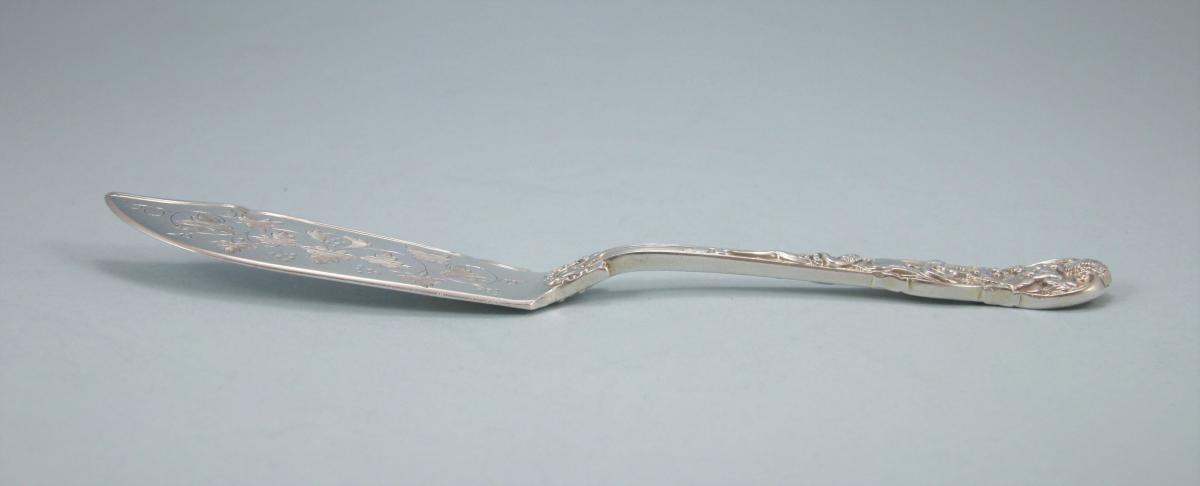 VICTORIAN Sterling Silver Bacchanalian Pattern Butter Knife. London 1869